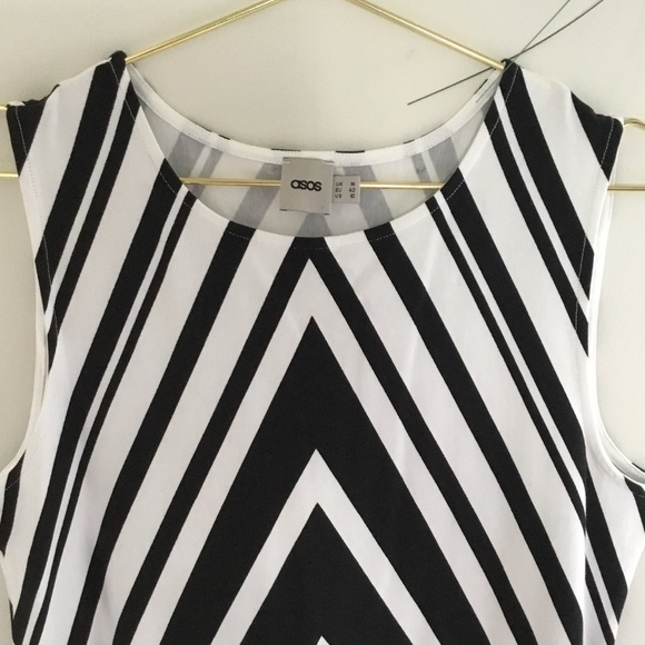 🖤🤍ASOS Body Conscious Dress in Graphic Print - Picture 3 of 8